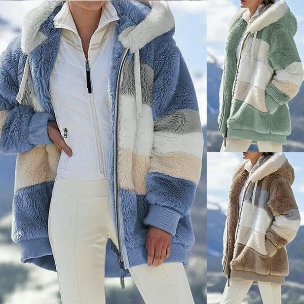 Adalee - Contrasting Padded Coat