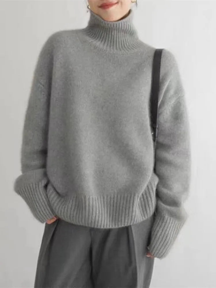 Nancie™ | Cozy turtleneck sweater