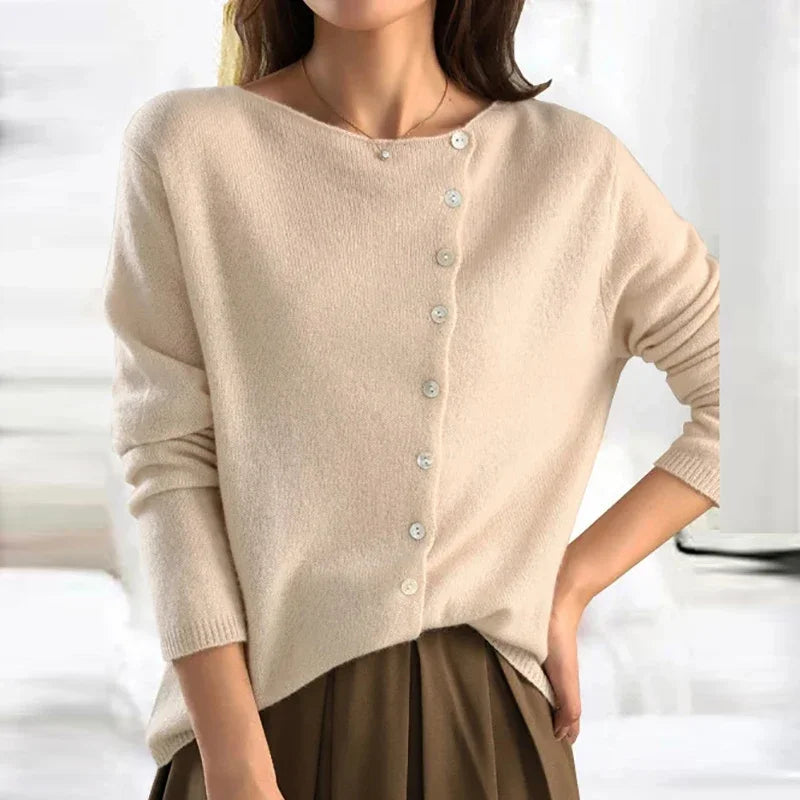 Dorthea™ | Soft cardigan with stylish button closure