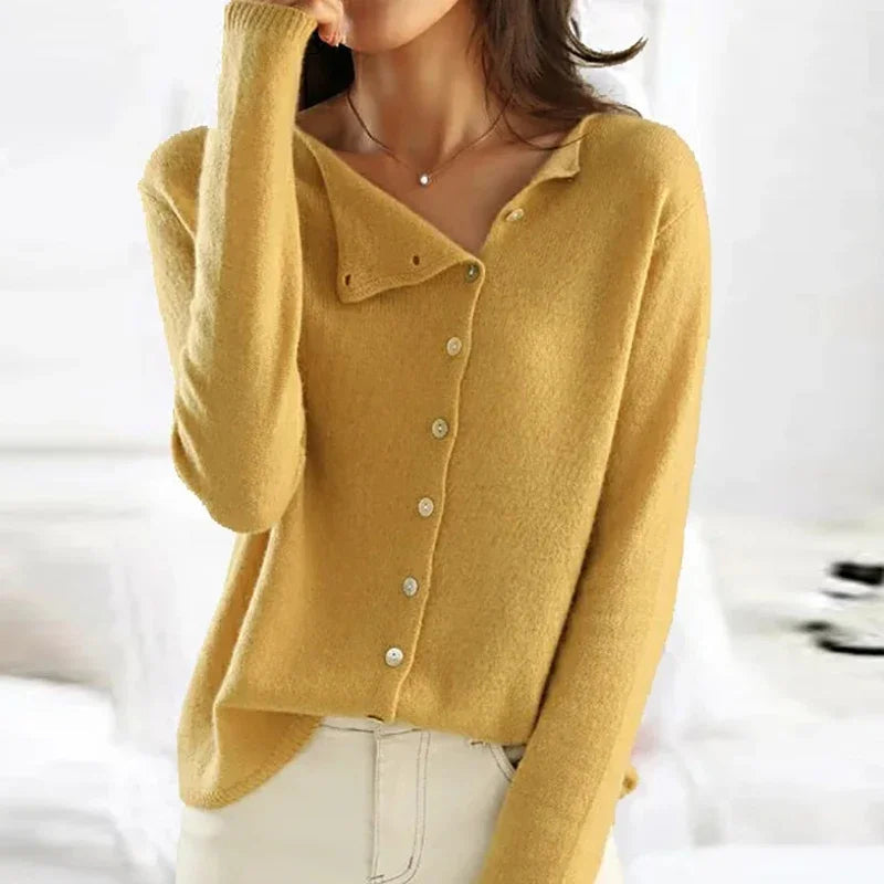 Dorthea™ | Soft cardigan with stylish button closure