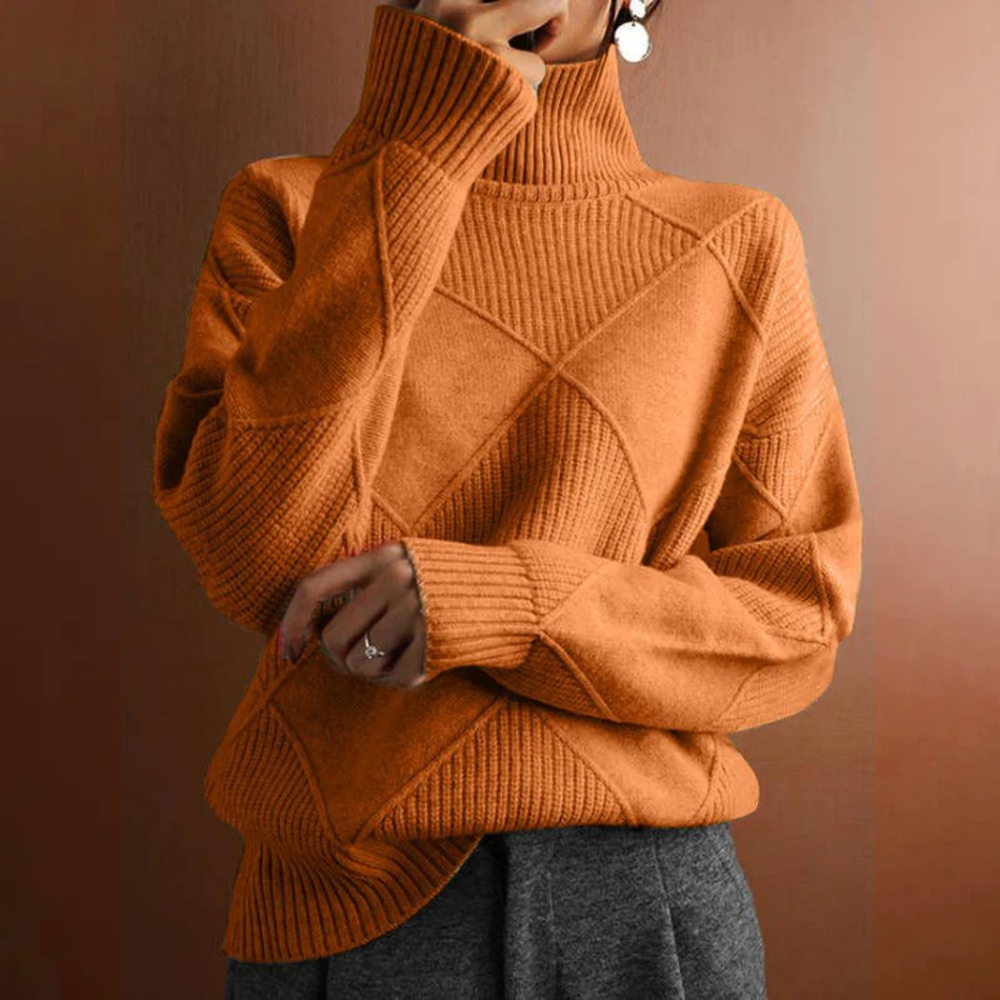 Niobe™ | Structured turtleneck sweater