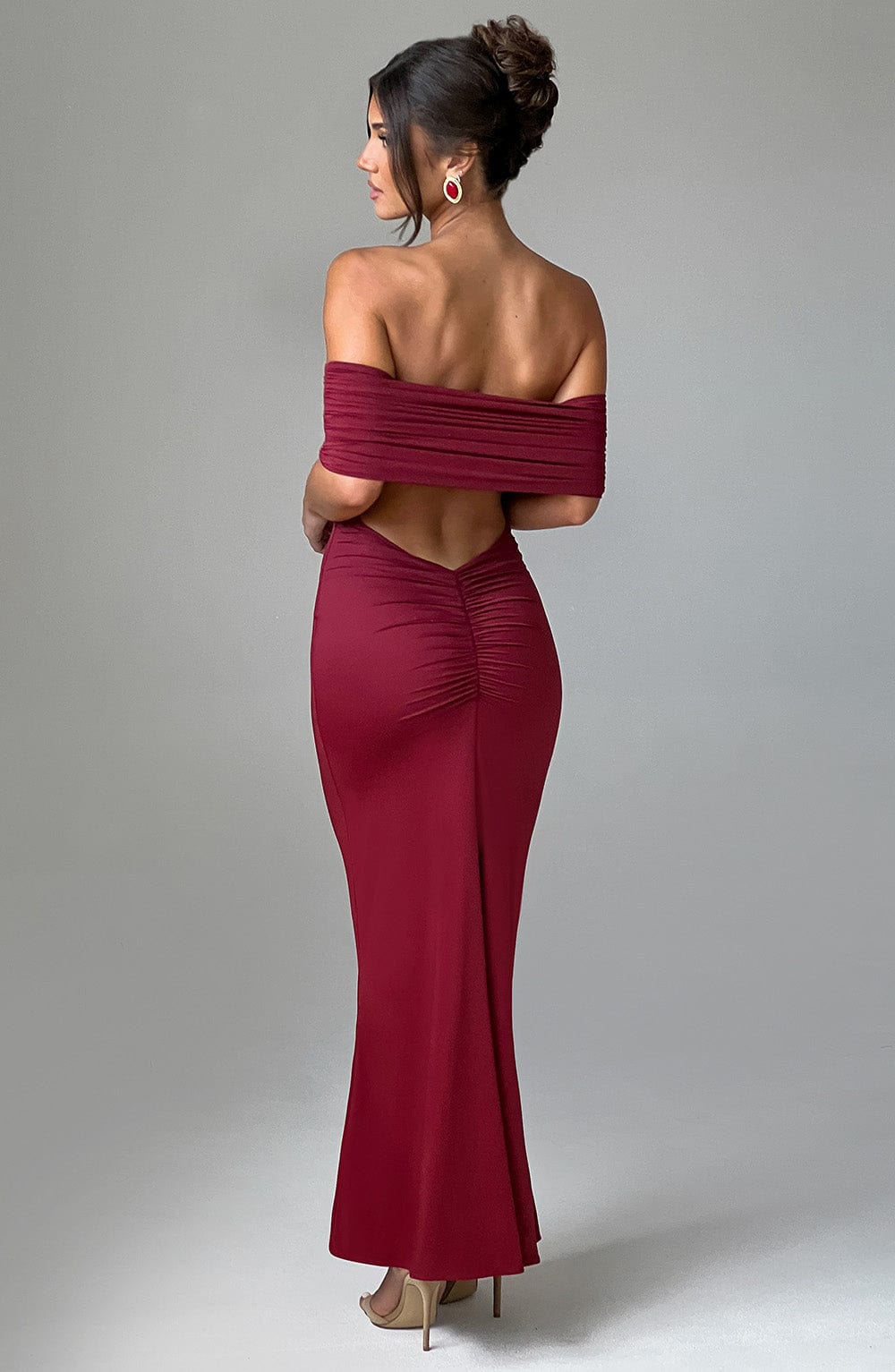 Belinda | Maxi Dress - Burgundy