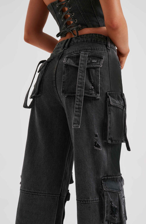 Brooklyn | Cargo Pants - Black