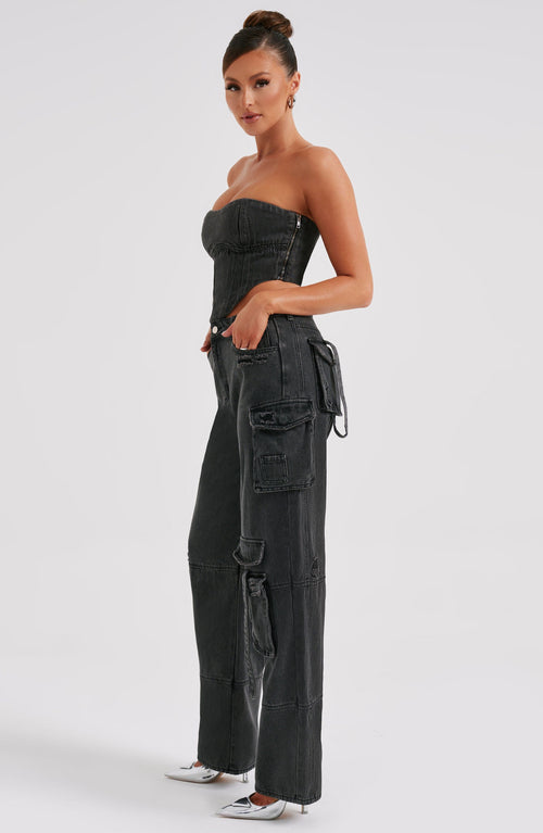 Brooklyn | Cargo Pants - Black