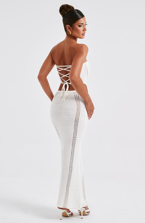 Carly | Corset - White