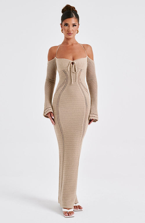 Samariah | Maxi Dress - Beige