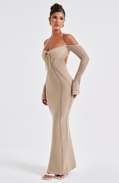 Samariah | Maxi Dress - Beige