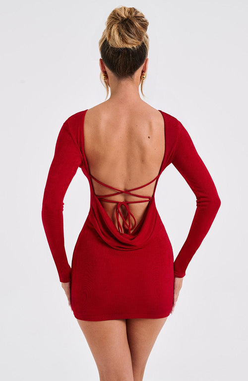 Una | Mini Dress - Red