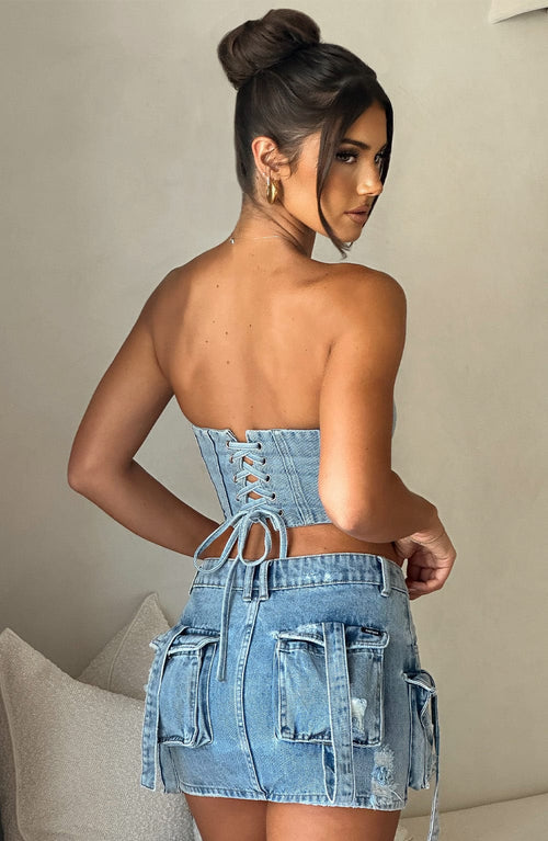 Yasie | Corset - Blue