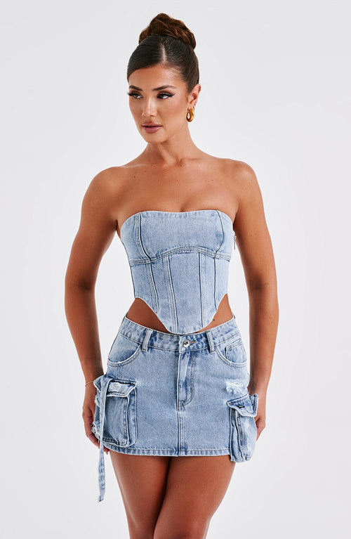 Yasie | Corset - Blue