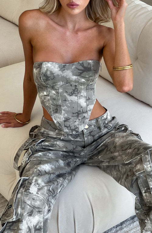 Yasie | Corset - Camo Print