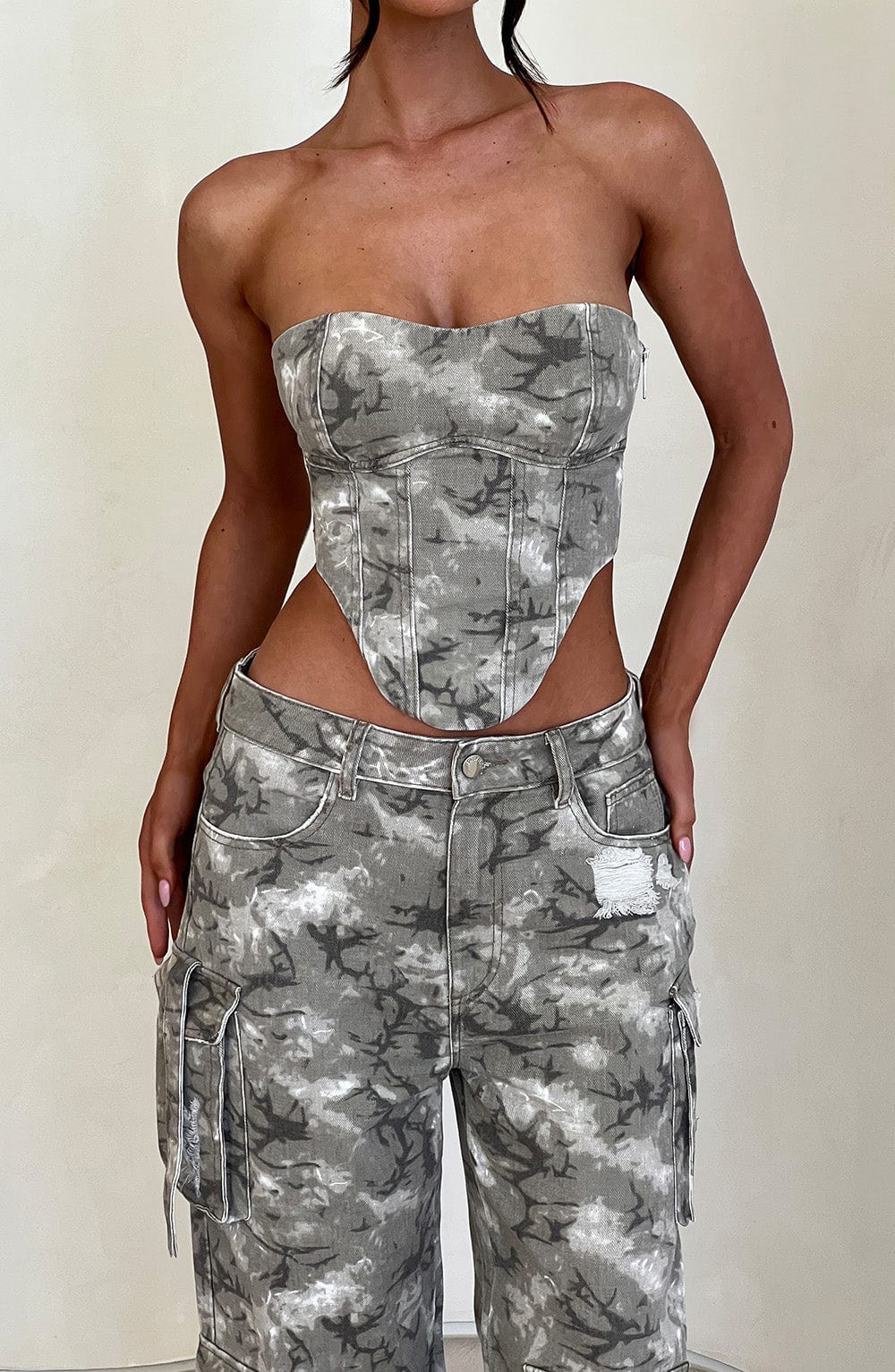 Yasie | Corset - Camo Print