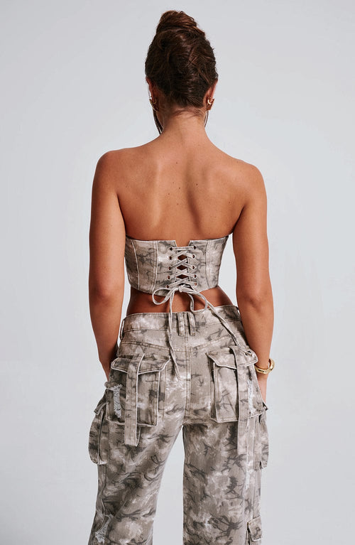 Yasie | Corset - Camo Print