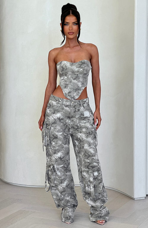 Yasie | Corset - Camo Print